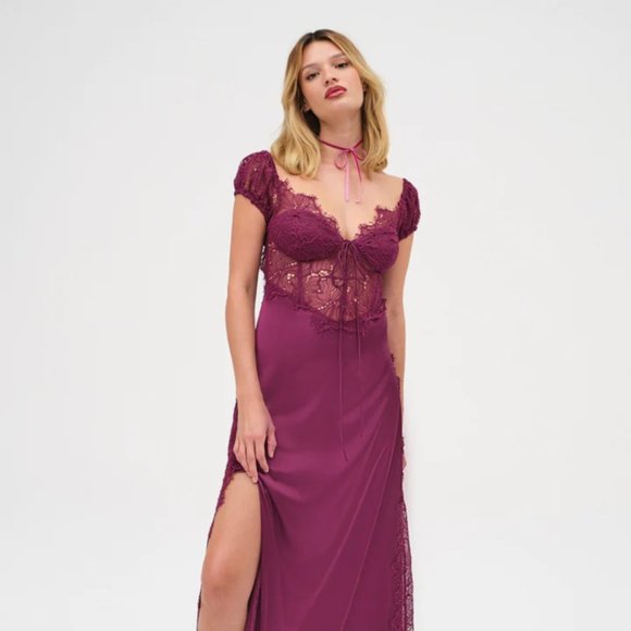 NWT *LAST ONE* Casey Maxi Dress in Purple - Picture 1 of 8
